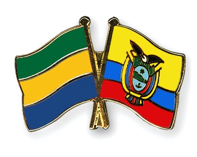 Fahnen Pins Gabun Ecuador