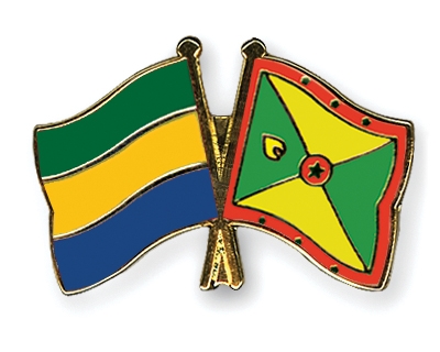 Fahnen Pins Gabun Grenada