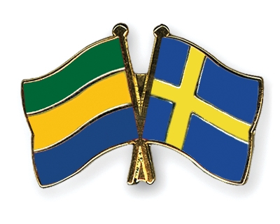 Fahnen Pins Gabun Schweden