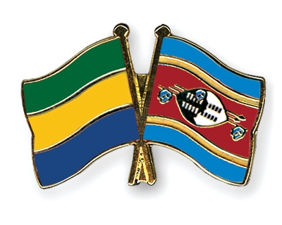 Fahnen Pins Gabun Swasiland