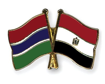 Fahnen Pins Gambia gypten