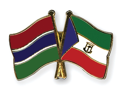 Fahnen Pins Gambia quatorialguinea