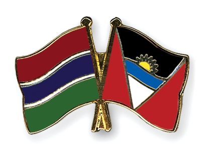 Fahnen Pins Gambia Antigua-und-Barbuda