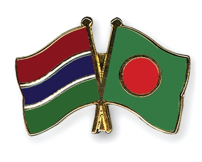 Fahnen Pins Gambia Bangladesch