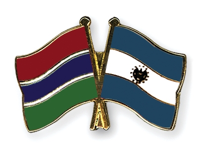 Fahnen Pins Gambia El-Salvador