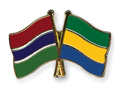 Fahnen Pins Gambia Gabun