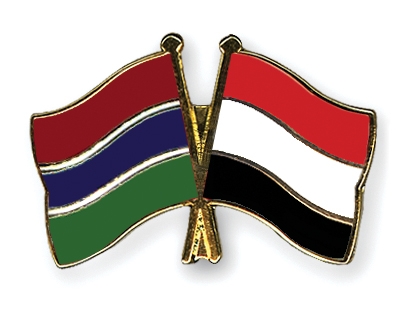 Fahnen Pins Gambia Jemen