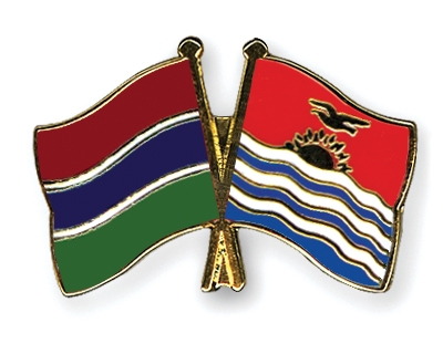 Fahnen Pins Gambia Kiribati