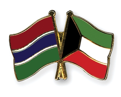 Fahnen Pins Gambia Kuwait