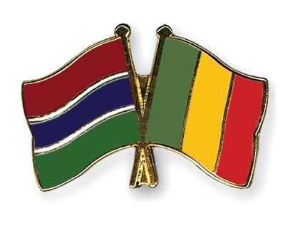 Fahnen Pins Gambia Mali