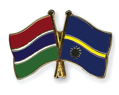 Fahnen Pins Gambia Nauru