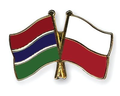 Fahnen Pins Gambia Polen