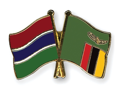 Fahnen Pins Gambia Sambia