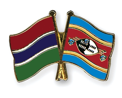 Fahnen Pins Gambia Swasiland