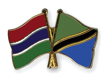 Fahnen Pins Gambia Tansania