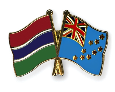 Fahnen Pins Gambia Tuvalu