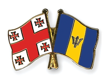 Fahnen Pins Georgien Barbados