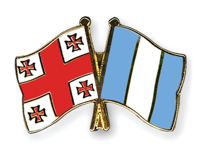 Fahnen Pins Georgien Guatemala