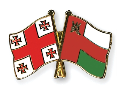 Fahnen Pins Georgien Oman