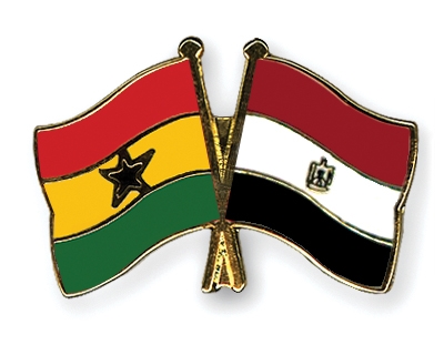 Fahnen Pins Ghana gypten