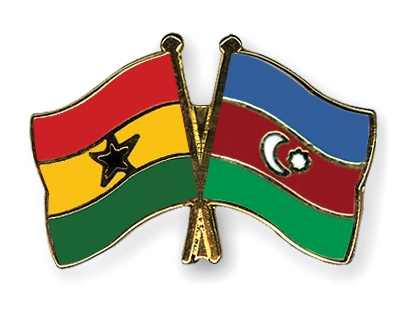 Fahnen Pins Ghana Aserbaidschan