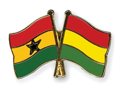 Fahnen Pins Ghana Bolivien