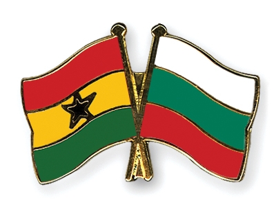 Fahnen Pins Ghana Bulgarien