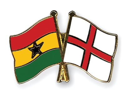 Fahnen Pins Ghana England