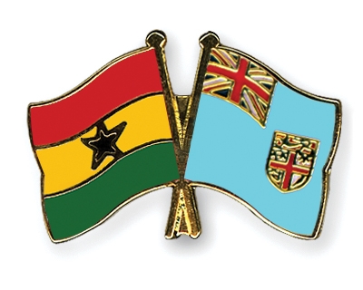 Fahnen Pins Ghana Fidschi