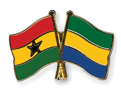 Fahnen Pins Ghana Gabun