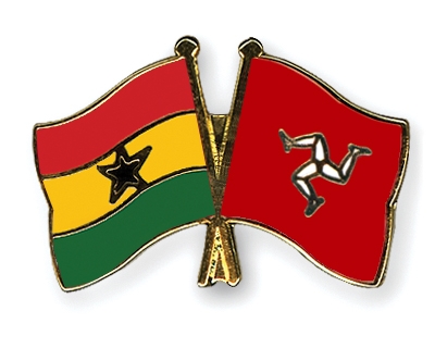 Fahnen Pins Ghana Isle-of-Man