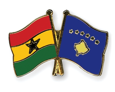 Fahnen Pins Ghana Kosovo