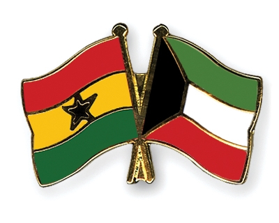 Fahnen Pins Ghana Kuwait