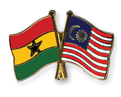 Fahnen Pins Ghana Malaysia