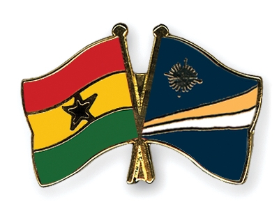 Fahnen Pins Ghana Marshallinseln