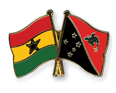 Fahnen Pins Ghana Papua-Neuguinea