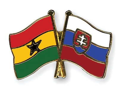 Fahnen Pins Ghana Slowakei