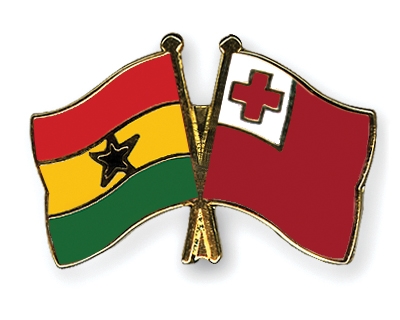 Fahnen Pins Ghana Tonga