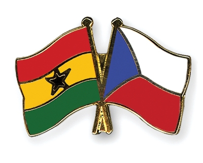 Fahnen Pins Ghana Tschechische-Republik