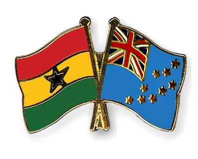 Fahnen Pins Ghana Tuvalu