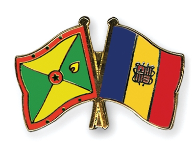 Fahnen Pins Grenada Andorra