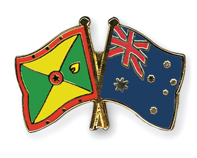 Fahnen Pins Grenada Australien