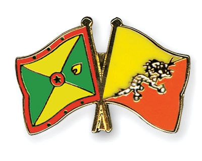 Fahnen Pins Grenada Bhutan