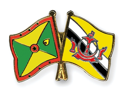 Fahnen Pins Grenada Brunei-Darussalam