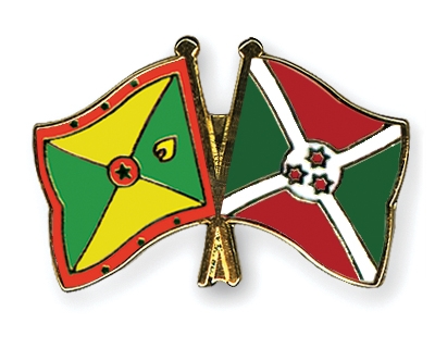 Fahnen Pins Grenada Burundi