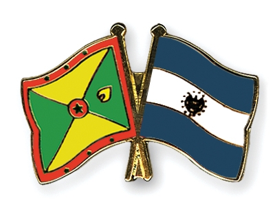 Fahnen Pins Grenada El-Salvador