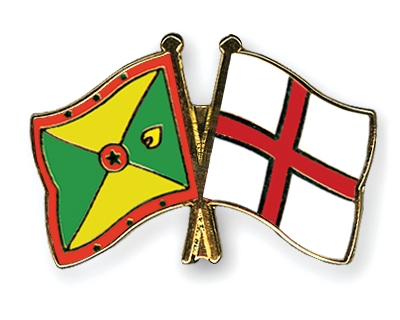 Fahnen Pins Grenada England