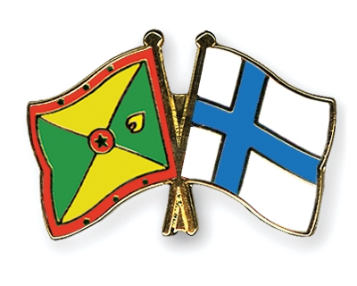 Fahnen Pins Grenada Finnland