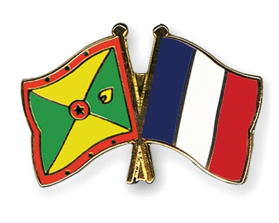 Fahnen Pins Grenada Frankreich