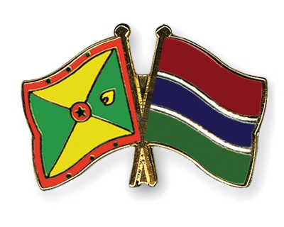 Fahnen Pins Grenada Gambia